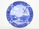 Royal Copenhagen Mindeplatte fra 1914Dybbøl Mølle 1864-1914
