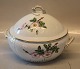 B&G Victor Hugo white porcelain - wild rose with gold rim 005 Covered dish 1.5 l (512)