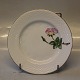 B&G Victor Hugo - vild rose på hvidt porcelæn med guldkant 028 a Desserttallerken 15,5 cm