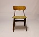 Spisestuestol i teak og gråt polstret uldstof, af dansk design fra 1960erne.5000m2 udstilling.