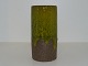 Nymolle Art PotteryVase with yellow running glaze by Gunnar Nylund 