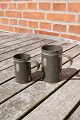 Pair of mugs of Danish pewter from year 1916 & 1917