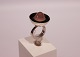Ring med rosa sten, stemplet From og af 925 sterling sølv.5000m2 udstilling.