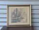 Aage Roose Radering43x38,5 cm