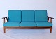 "Cigaren" 3 pers. sofa, model GE240/3 af Hans J. Wegner og Getama.5000m2 udstilling.