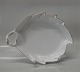 Tradition  1275-548 Bladformet skål 23 cm Royal Copenhagen 1275 - hvid halvblonde med guldkant