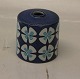 Aluminia Copenhagen Baca Faience 652-3492 Vase 8 x 7 cm Blue Ellen Malmer 1966, Baca