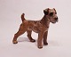 Dahl Jensen porcelænsfigur, Airedale Terrier, nr. 1079.