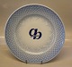 MED LOGO 1009 Middagstallerken (Hotel) 24,6 cm (716)  Bing & Grøndahl  Blå tone eller musling Hotelporcelæn med Logo Se liste