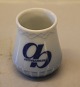 1093 Sennepskrukke 6 cm Aktivbanken AB Logo Bing & Grøndahl  Blå tone eller musling Hotelporcelæn med Logo