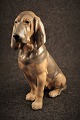 Porcelain figure of Blood dog from Royal Copenhagen.Dec.nr.1322.22.5cm.