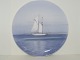 Royal CopenhagenPlate with sailboat from 1898-1923