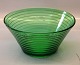 Broksø, Holmegaard presset glas 1938-1941, designet af Jacob E Bang skål 11.5 x 24 cm