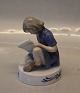 B&G Porcelain B&G 1983 Figurine of the yeaar 11 x 14.5 cm  1982 : Young Artist. Ltd. Edition Soren Brunoe