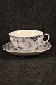 Royal Copenhagen Musselmalet halvblonde tekop.RC# 1/656. 2.sort.Kop Dia.:10,5cm.