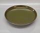 Timiana Aluminia Copenhagen Faience Green Magnus Stephensen 1958. 2829 Footed bowl 4 x 21,5 cm