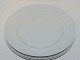 Hvid KoppelSildetallerken 19 cm.
