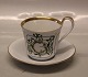 Christmas Royal Copenhagen 093 Misteltoe Christmas cup 2005 (2505093) & saucer (094) 15 cm (2505094)