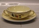Royal Copenhagen Aluminia fajance  Elisabeth Bouillionkop med 2 ører & underskål 19 cm