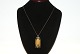 Elegant Necklace Barrel Pendant,From the 60s