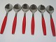 Georg Jensen Rød StrataDessertske 16,5 cm.