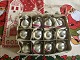 Christmas BallsSilver / Silver with pink12 pcs* 300kr