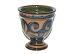 Vase from DanicoVase with cowhorn decorationSigned: Danico Denmark, prod. No. 719Height 10.5 cmSlide 10 cm