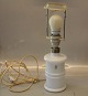 Apoteker hvid opal reollampe.18.5 cm + fatningHolmegaard