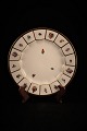 Royal Copenhagen Lunch plate in "Henriette" RC# 444/8550. Dia.:22cm. 1.sort. From 1850-70. 