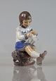 DJ figur1197Strikkende pige