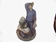 Enormous Royal Copenhagen FigurineHarvest GroupDecoration No. 1352