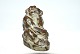 Kongelig Stentøjs Figur, siddende abe design Knud Kyhn.Dek. nr.21411