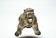 Royal Copenhagen Stoneware Figure, sitting monkeydesign Knud Kyhn.Dek. nr.20192