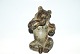 Royal Copenhagen Stoneware figurine of a Sitting BearNo. 21675
