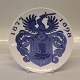 #23 Royal Copenhagen Collector Plate 1873-1898. Comm. by the wine-merchants I.C. Teilmann