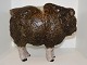 Aluminia Large bison figurine