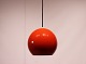 Orange retro lampe af dansk design fra 1970erne, i flot brugt stand.5000m2 udstilling.