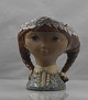 LladroPige m/fletningerKeramik