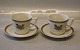 Guldhorn Royal Copenhagen porcelæn 9727 Morgenkop 8 x 9.5 cm & underkop 16,3 cm 