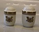 Golden Horn Royal Copenhagen 9758 Saltshaker 6,5 cm9760 Pepper 6 cm