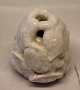 B&G Porcelain B&G 127 Organic Crackled Vase 12 cm Stoneware Signed Jo Hahn Locher