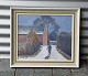 Oluf Søndergaardmand m/kælkMaleri
