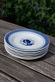 Trankebar Danish faience porcelain, cake plates about 17.5cm