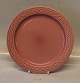 325 Plate 24 cm / 9.5" PALET Pink - Rosa Cordial Nissen Kronjyden B&G Quistgaard  Stoneware