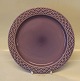 325 Plate 24 cm / 9.5" PALET Violet - lila Cordial Nissen Kronjyden B&G Quistgaard  Stoneware
