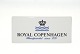 Dealer sign Royal CopenhagenFrom Royal CopenhagenSOLD