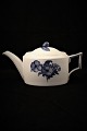 Royal Copenhagen Blue Flower Braided oval teapot.RC# 10/8119. Before 1923. H:14cm. L:27cm.1.sort. but has 2 small burning spots.