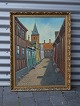 Maleri med parti fra Hjelmerstad, AalborgLindale