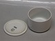 Hvidpot 6286 Sukkerskål 6 x 10,3 cm 6319 Låg 10.5 cm  Kongelig Dansk porcelæn  Design Grethe Meyer