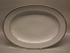 B&G Minuet White form, saw tooth gold rim, form 601 015 Large platter, oval 40 cm (315)